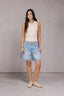 RIB TANK TOP CREMA