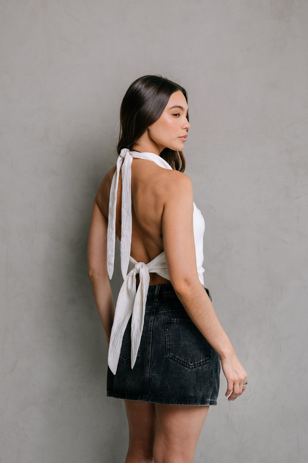 BLUSA DRAPEADA VAINILLA