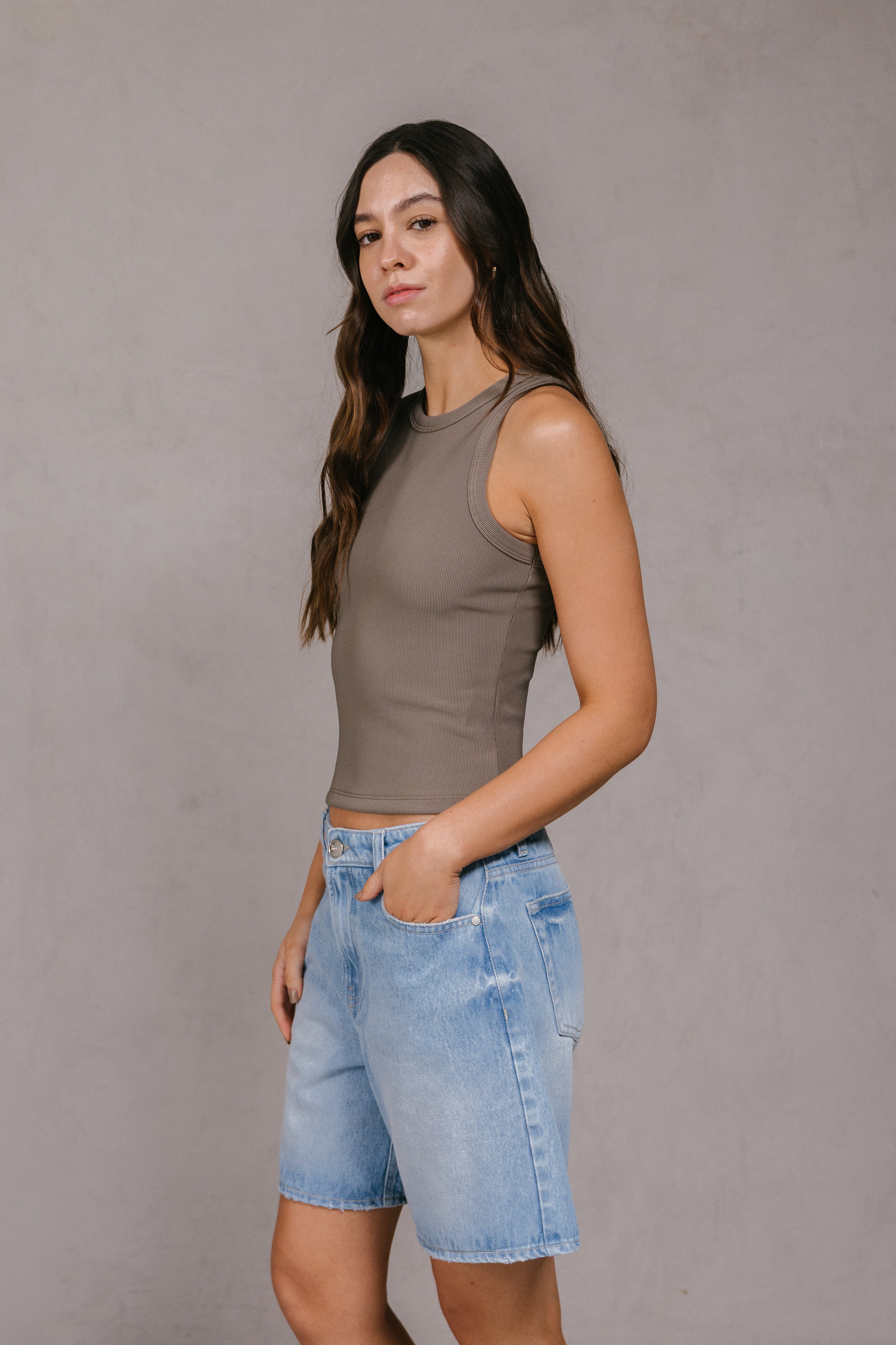 RIB TANK TOP MILITAR