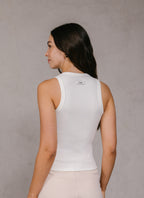 RIB TANK TOP BLANCO