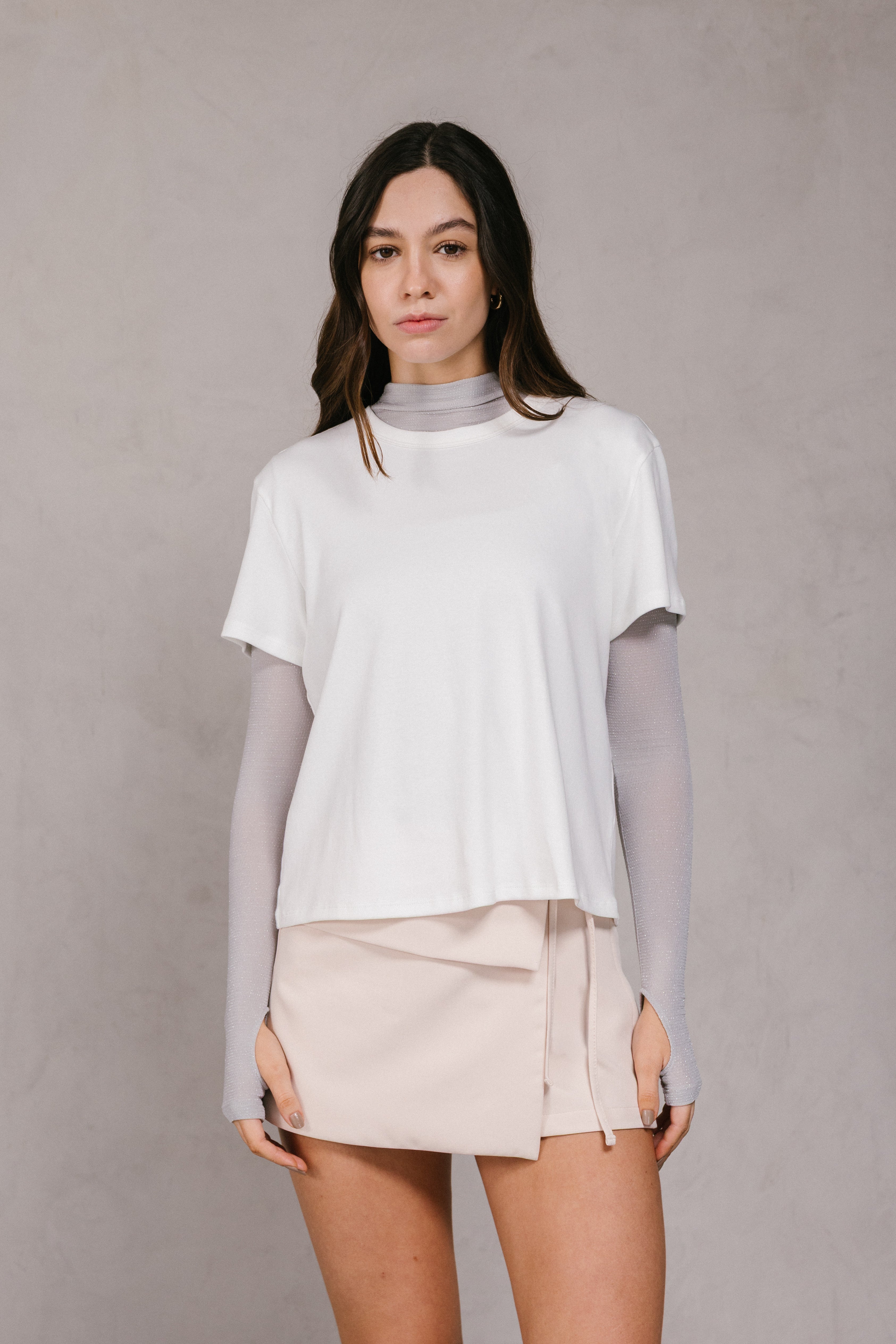 BASIC REGULAR T-SHIRT BLANCA Imagen principal del producto