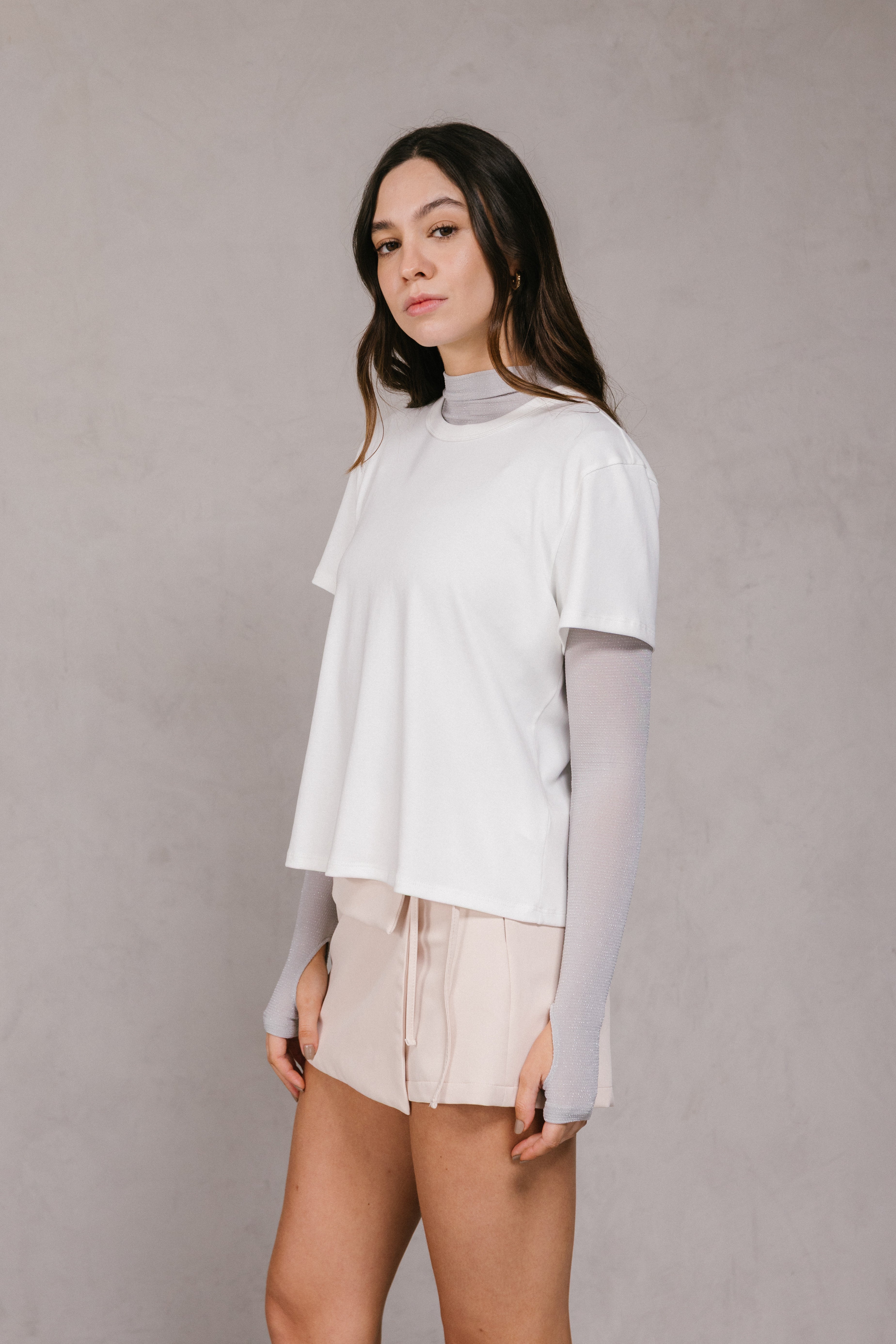 BASIC REGULAR T-SHIRT BLANCA