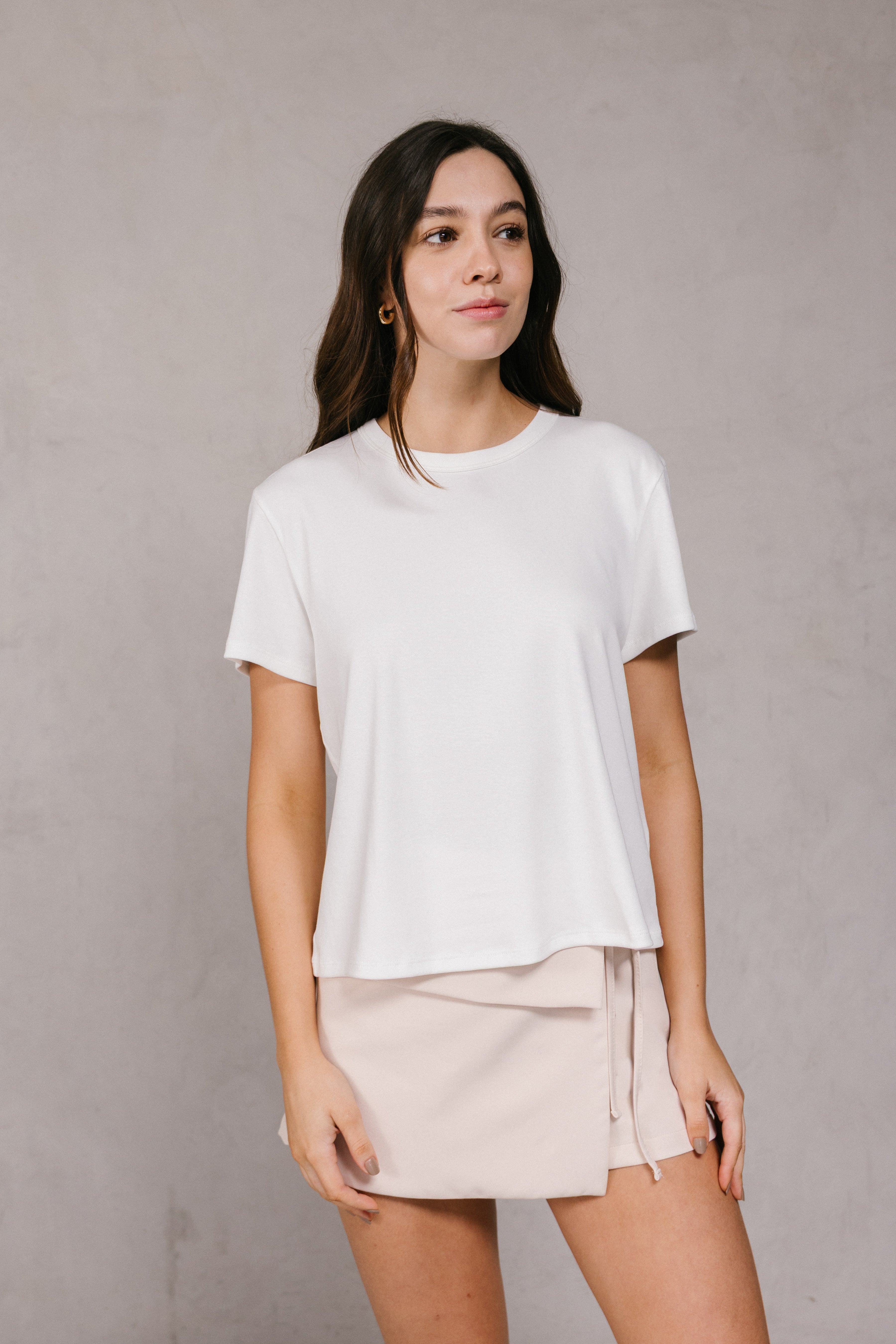 BASIC REGULAR T-SHIRT BLANCA