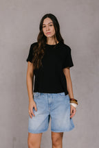 BASIC REGULAR T-SHIRT NEGRA