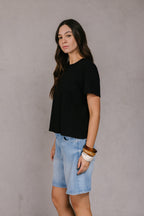 BASIC REGULAR T-SHIRT NEGRA