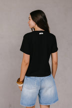 BASIC REGULAR T-SHIRT NEGRA