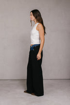 JEAN BOTONES DARK BLUE